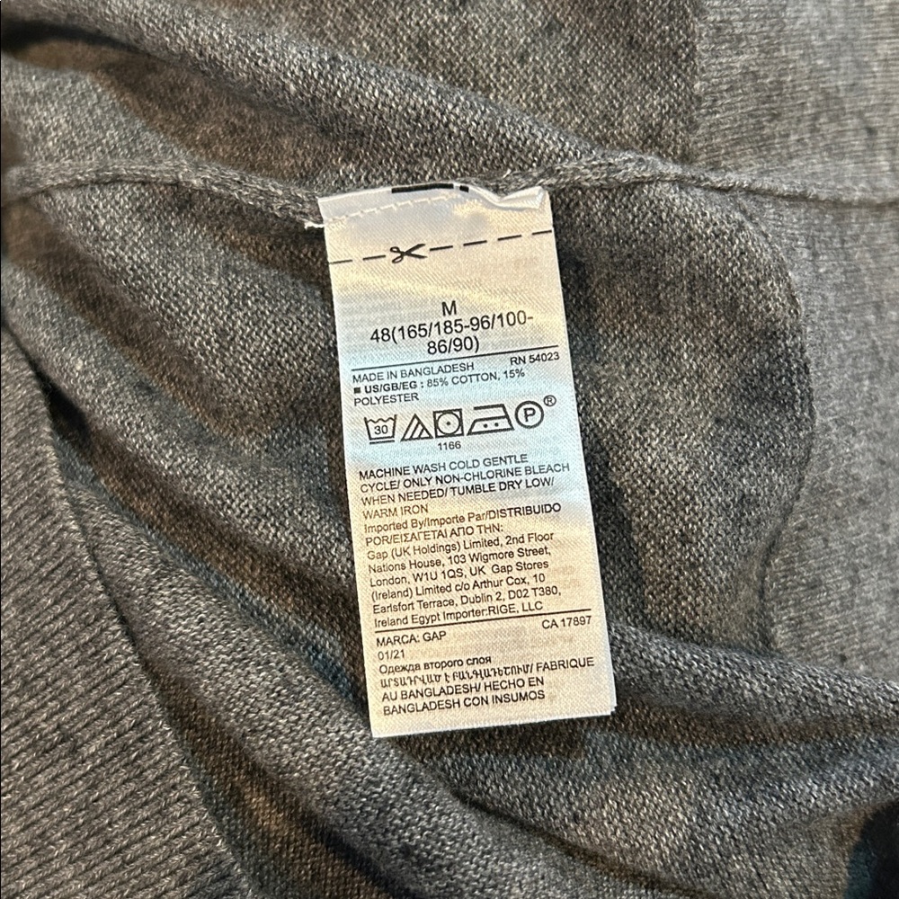 Gap Men’s Size Medium‎ Colorblock Crewneck Sweater NWT - Picture 4 of 4